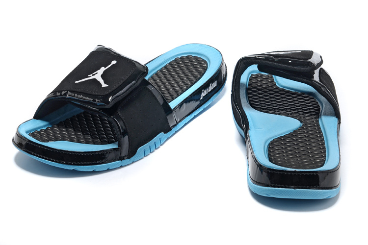2013 Jordan Hydro 2 Black Blue Slipper.jpg