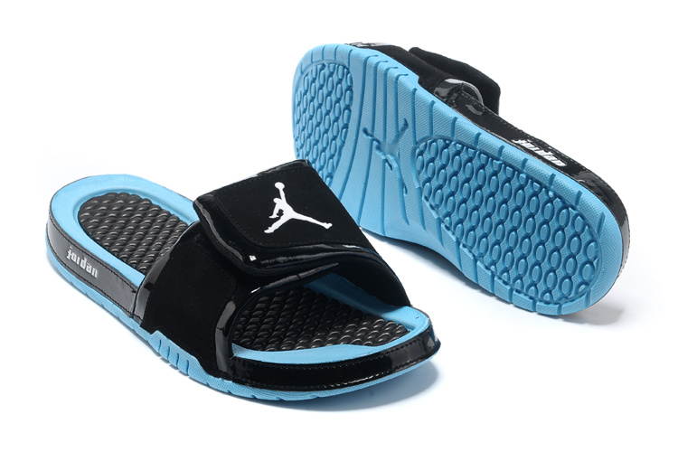 2013 Jordan Hydro 2 Black Blue Slipper.jpg