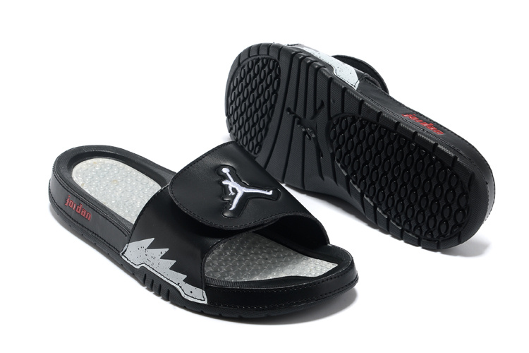 2013 Jordan Hydro 5 Black White Slipper.jpg