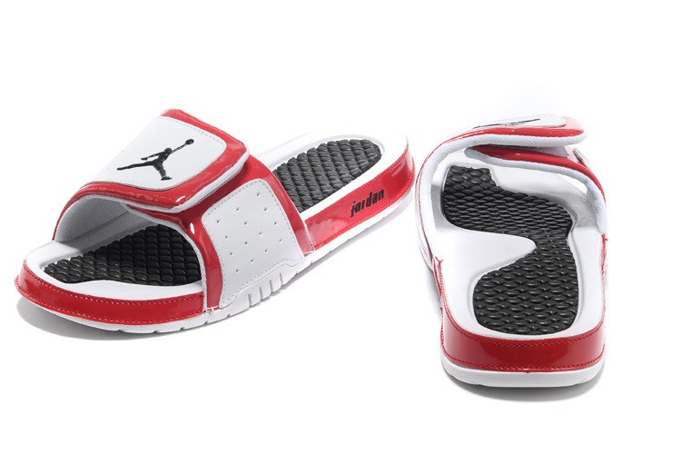 2013 Jordan Hydro 2 White Black Red Slipper.jpg