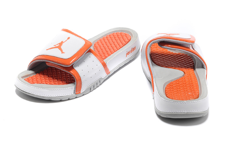 2013 Jordan Hydro 2 White Orange Slipper.jpg - Click Image to Close