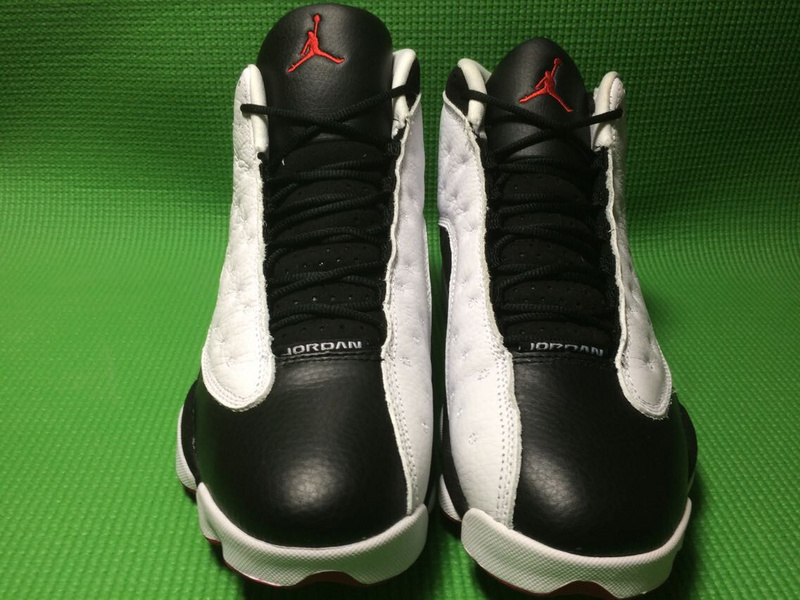 2014 Air Jordan 13 Retro White Black Shoes - Click Image to Close