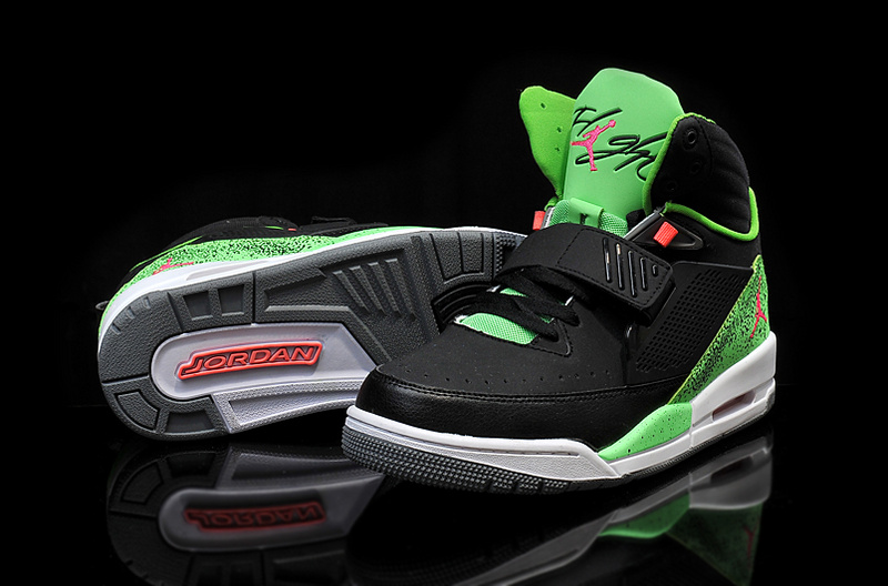 2015 Air Jordan Flight 97 Black Green Red