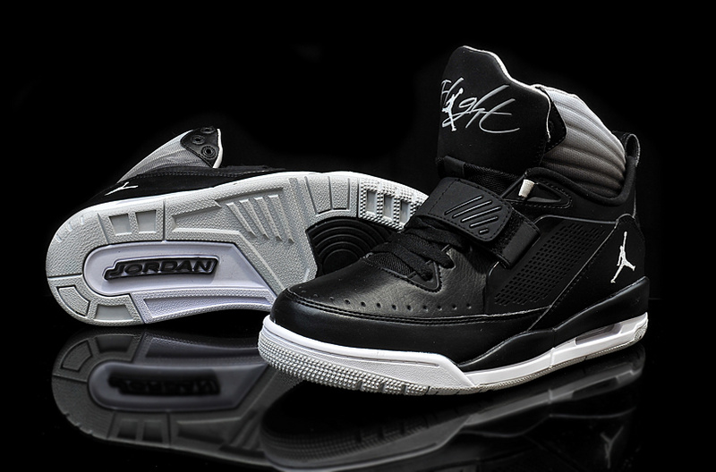 2015 Air Jordan Flight 97 Black White Grey Shoes - Click Image to Close