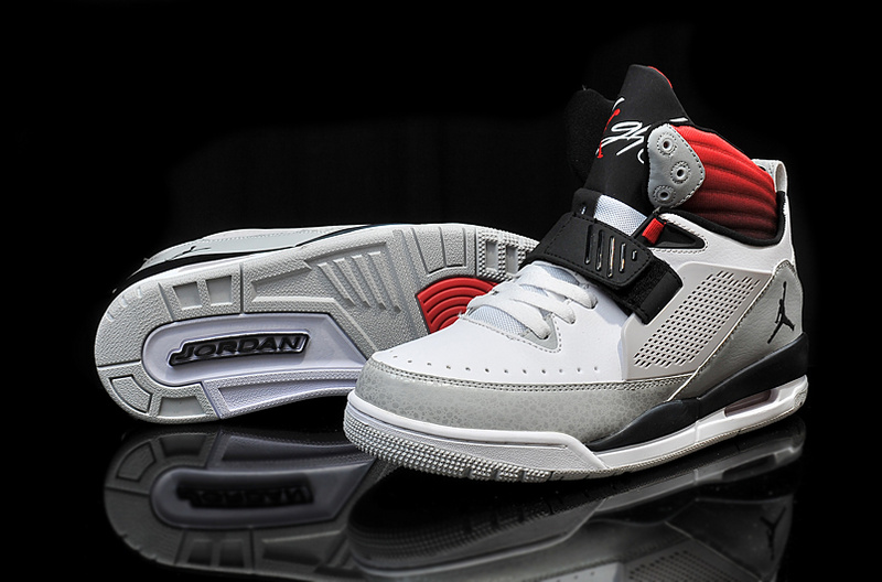 2015 Air Jordan Flight 97 White Grey Black Red