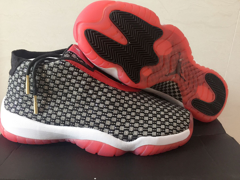 2015 Air Jordan Future Black Red Whihte Shoes - Click Image to Close