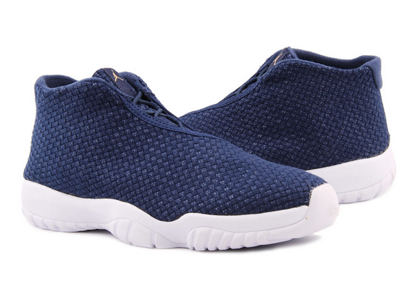 2015 Deep Blue White Jordan Future 11 Shoes - Click Image to Close