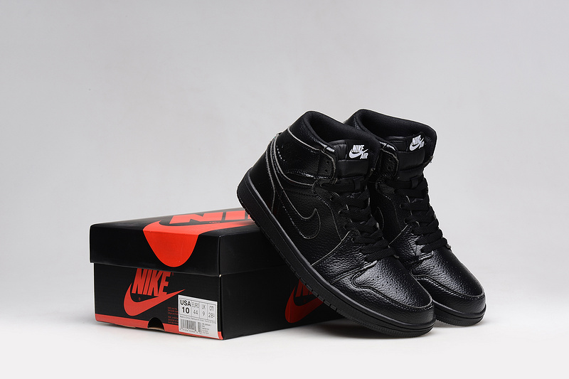 2015 Jordan 1 All Black Shoes - Click Image to Close