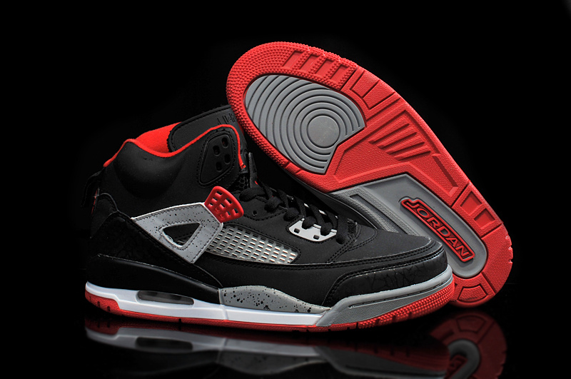 2015 Jordan 3.5 Black Red Grey Shoes