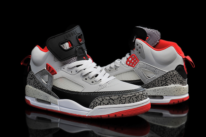 2015 Jordan 3.5 Grey Black Red Shoes