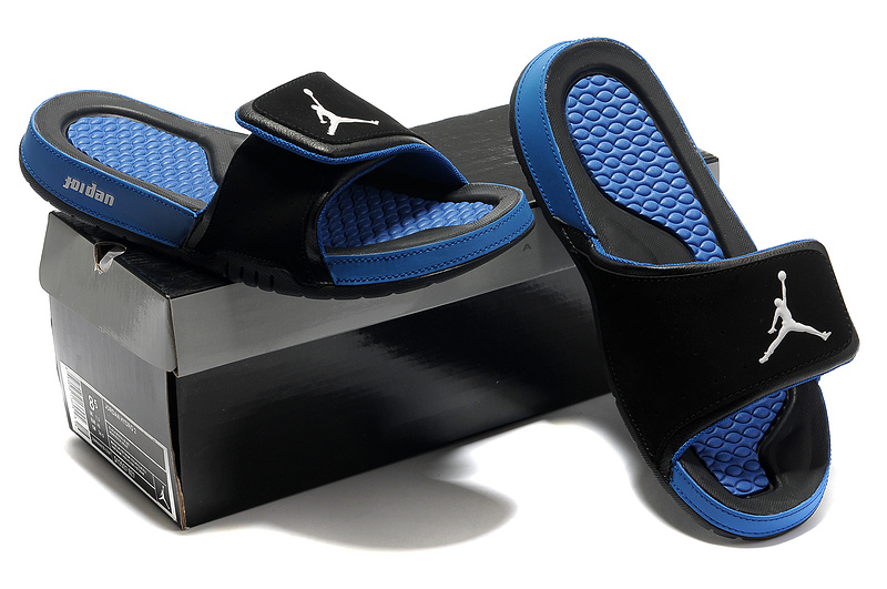 2015 Jordan Hydro 2 Black Blue Sandal