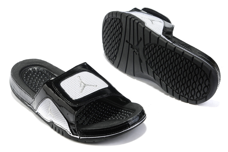 2015 Jordan Hydro 2 Black White Sandal - Click Image to Close