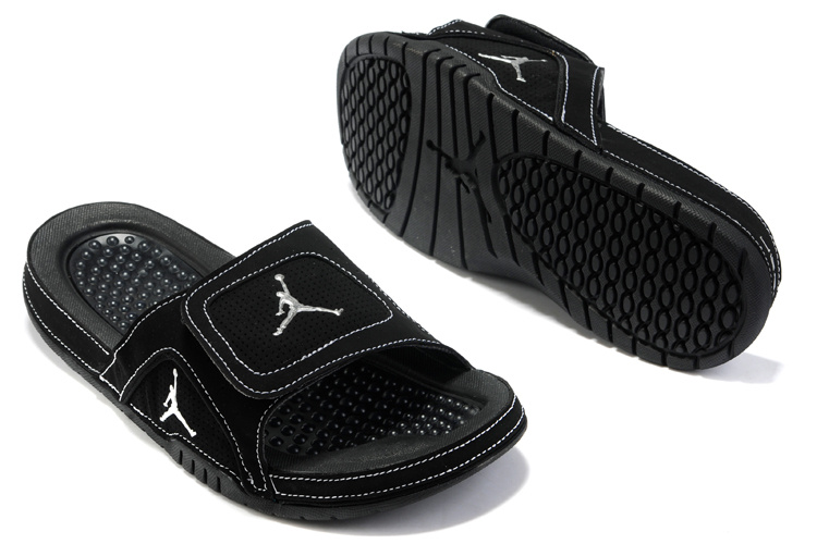 2015 Jordan Hydro 5 All Black Sandal