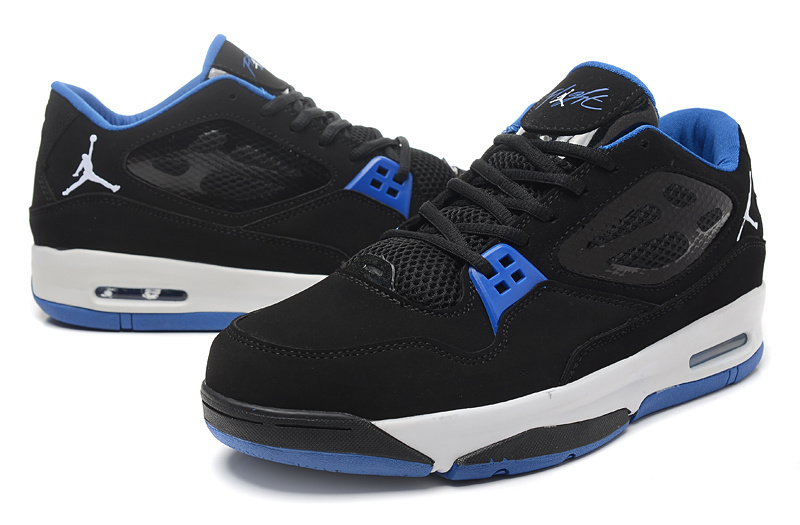 2015 Original Air Jordan Flight 23 RST Low Black Blue Shoes - Click Image to Close