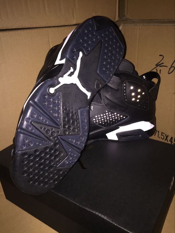 2016 Air Jordan 6 Retro Black White Shoes - Click Image to Close