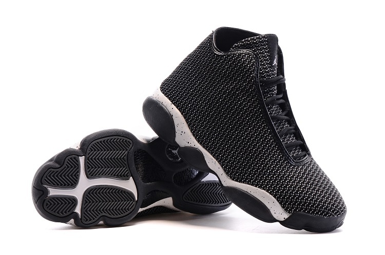 2016 Air Jordan Horizon of AJ13 Black White Shoes - Click Image to Close