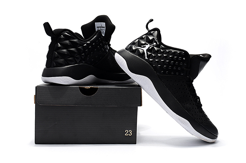 2016 Jordan Extra.Fly All Black White Shoes