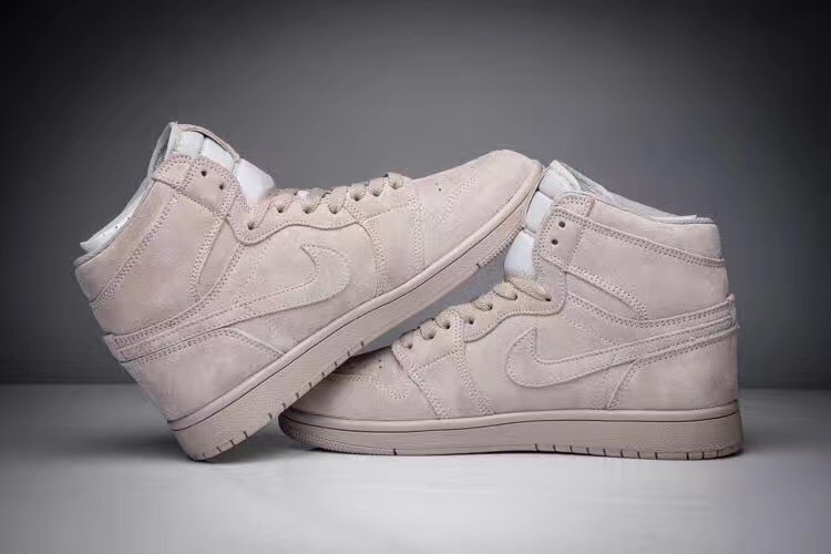 2017 Air Jordan 1 Deer Skin Grey Shoes