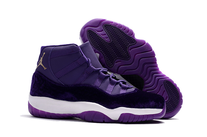 2017 Air Jordan 11 Velvet Heiress Purple Shoes