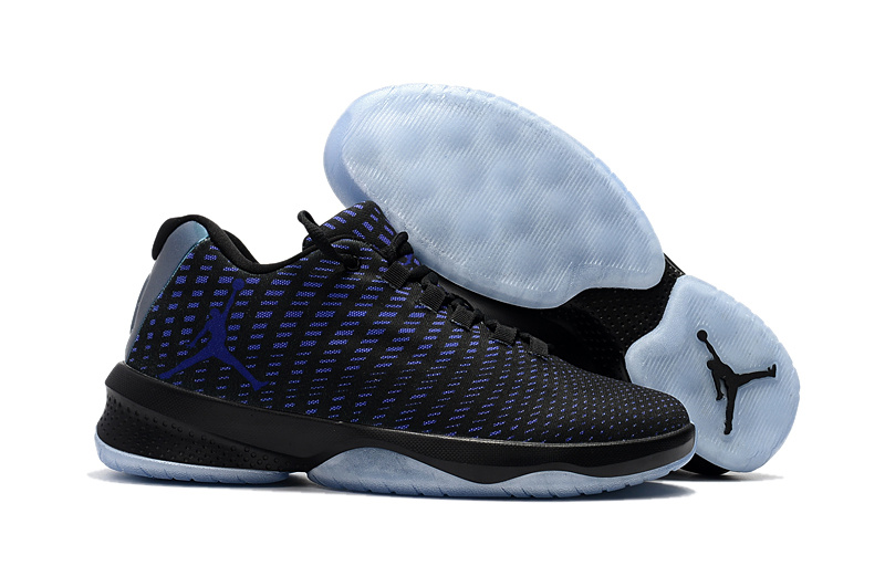 2017 Air Jordan Basketball SHoes Black Blue - Click Image to Close