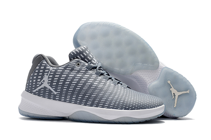 2017 Air Jordan Basketball Shoes Wolf Grey White