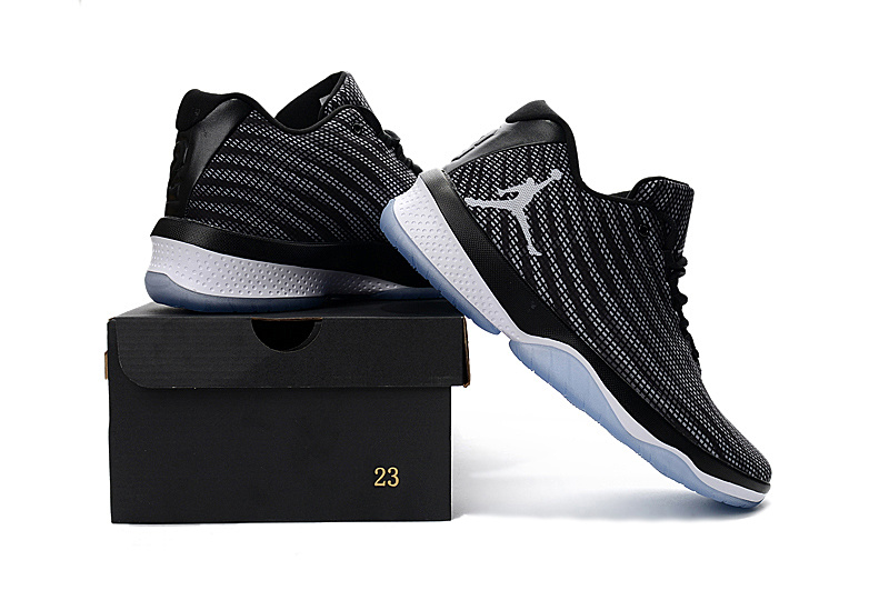 2017 Air Jordan Black White Basketball Shoes