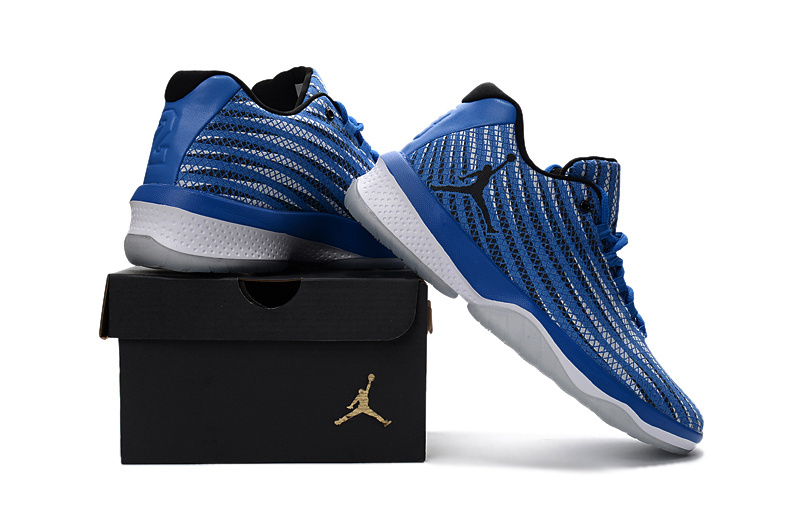 2017 Air Jordan Blue White Basketball Shoes