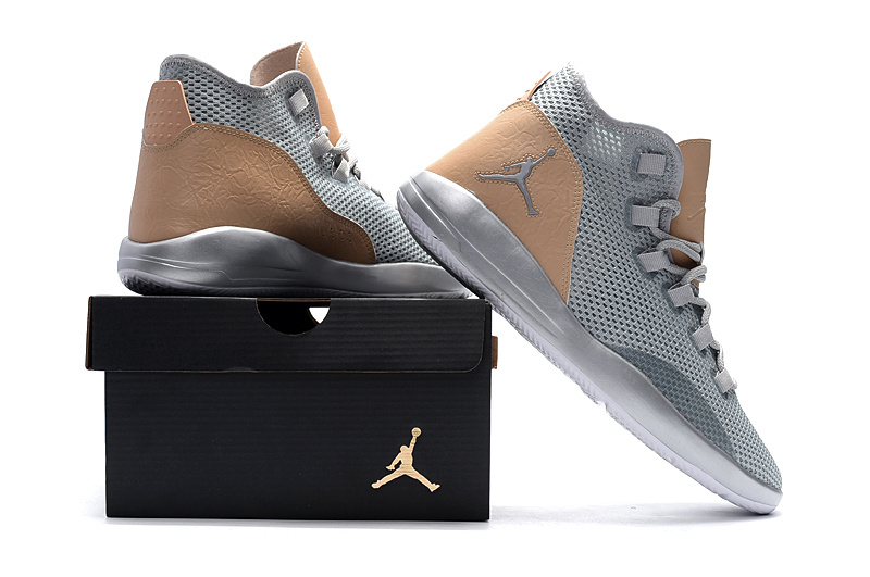 2017 Air Jordan Grey Brown Casual Shoes - Click Image to Close