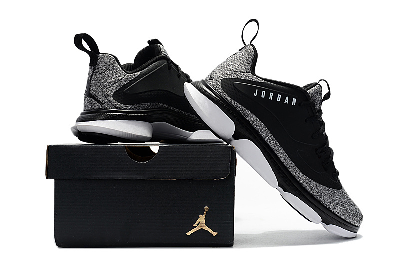2017 Outdoor Jordan Basketball Shoes Black Grey Shoes - Click Image to Close