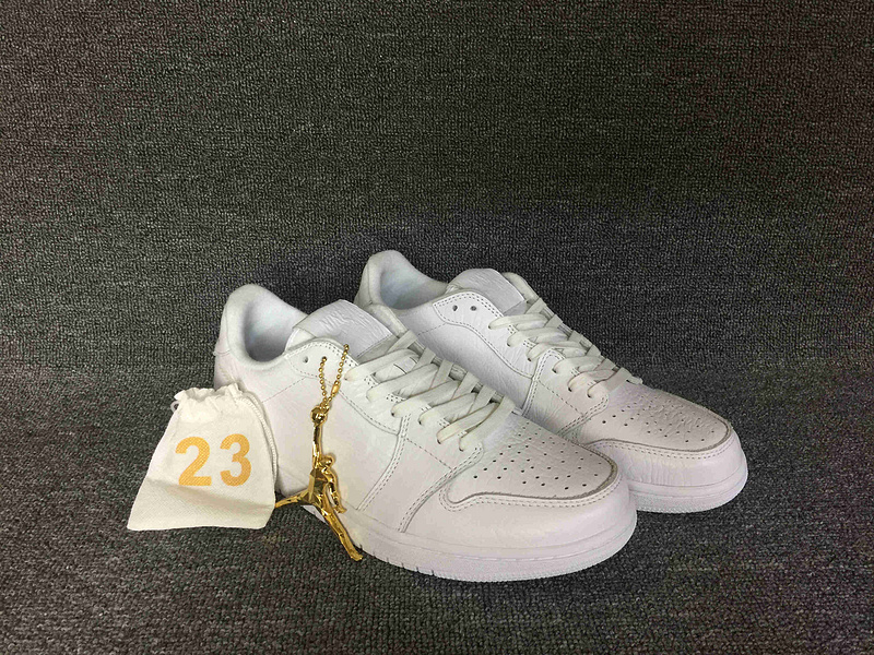 Air Jordan 1 Low NS Triple White Shoes - Click Image to Close