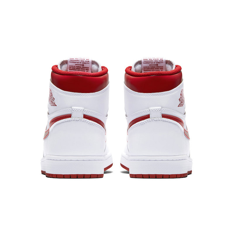 Air Jordan 1 OG Metallic Red Shoes - Click Image to Close