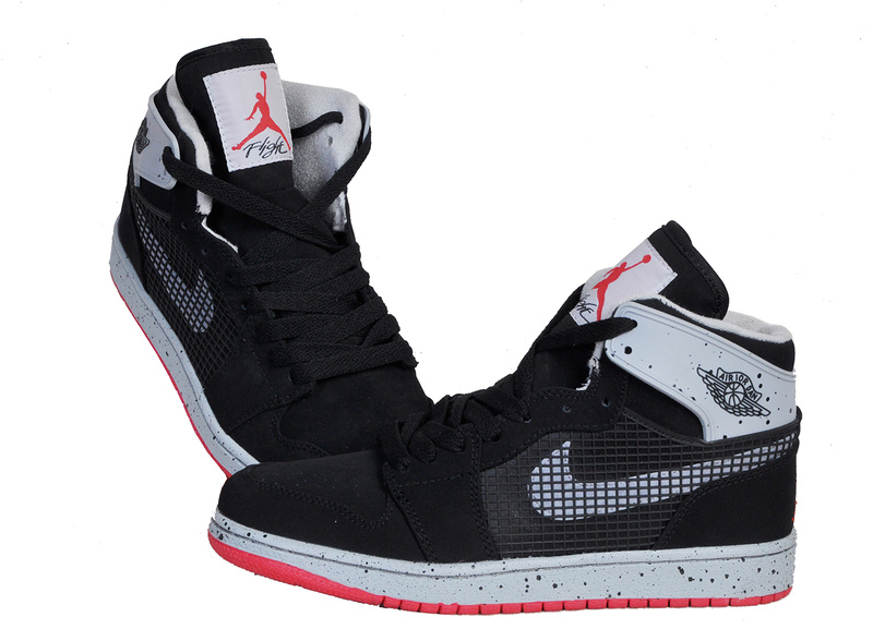 New Arrival Jordan 1 Retro 89 Black Grey Red Shoes - Click Image to Close