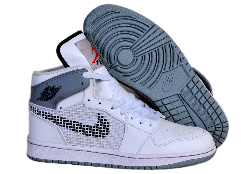 New Arrival Jordan 1 Retro 89 White Grey Shoes