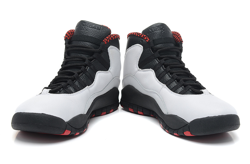 New Arrival Jordan 10 Grey Black Red Shoes - Click Image to Close