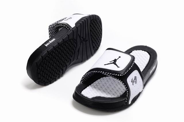 Air Jordan 10 Slipper Black White
