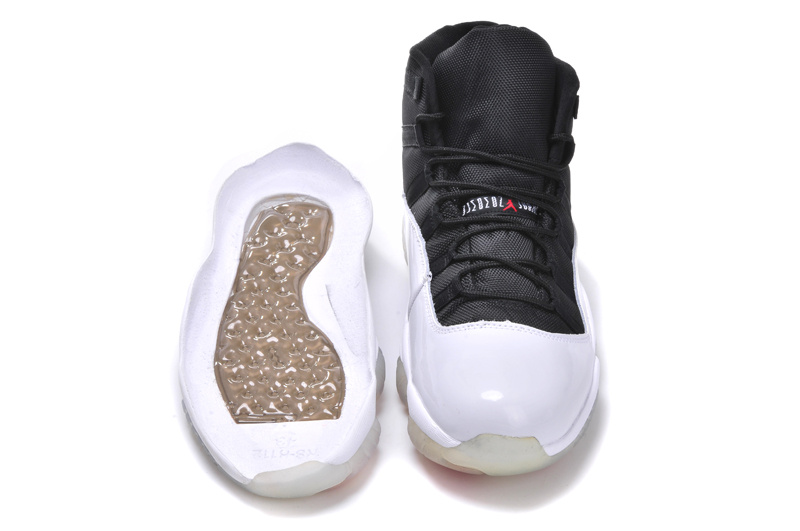 New Arrival Jordan 11 Black Grey Red With Built in New Arrival Cushion - Click Image to Close