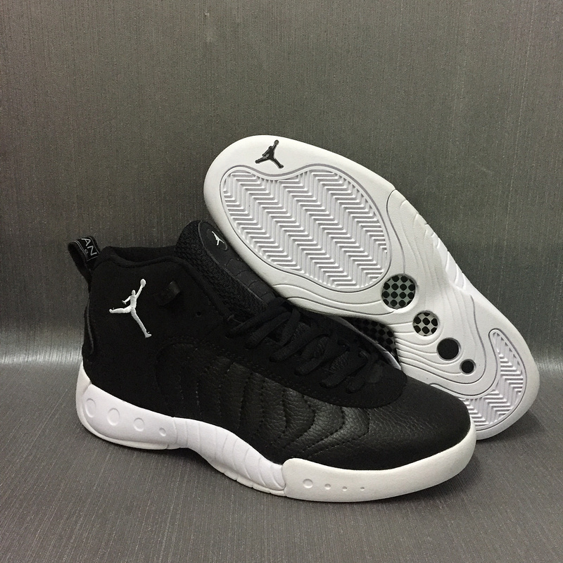 Air Jordan 12.5 Black White Shoes - Click Image to Close