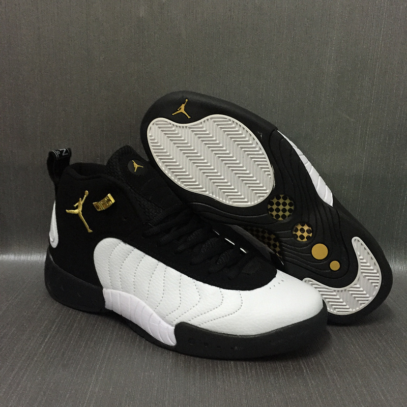 Air Jordan 12.5 White Black Yellow Shoes - Click Image to Close