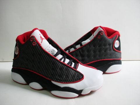 Air Jordan 13 OG Black White Red - Click Image to Close