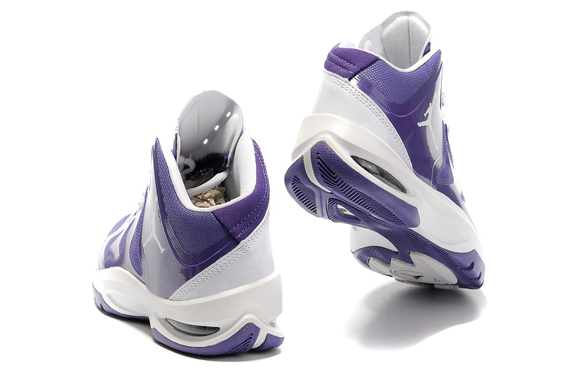 2012 Olympic Jordan Shoes Purple White - Click Image to Close
