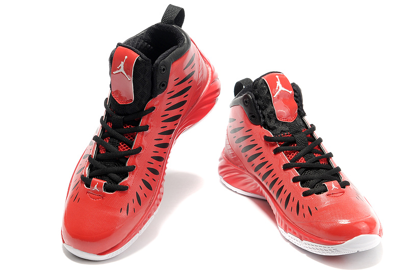 2012 Olympic Jordan Shoes Red White - Click Image to Close