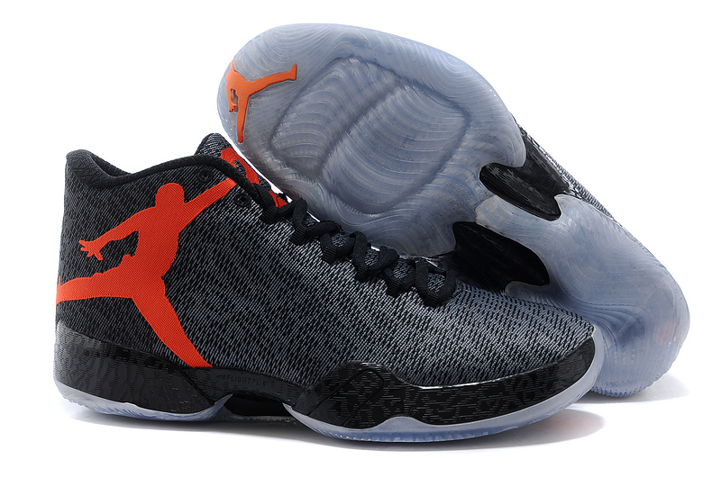 Air Jordan 29 Black Orange Jumpman Logo Shoes - Click Image to Close