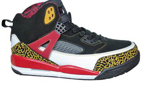 Air Jordan Shoes 3.5 Black Yellow Red - Click Image to Close