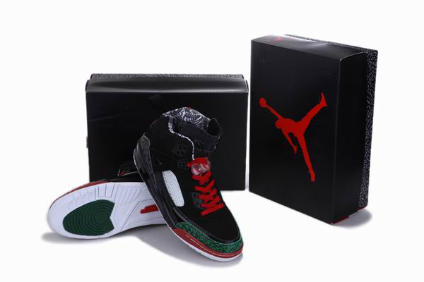 2012 Air Jordan 3.5 Reissue Black Green Red White Shoes - Click Image to Close