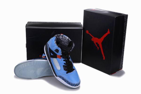 2012 Air Jordan 3.5 Reissue Blue Black White Cement Shoes - Click Image to Close