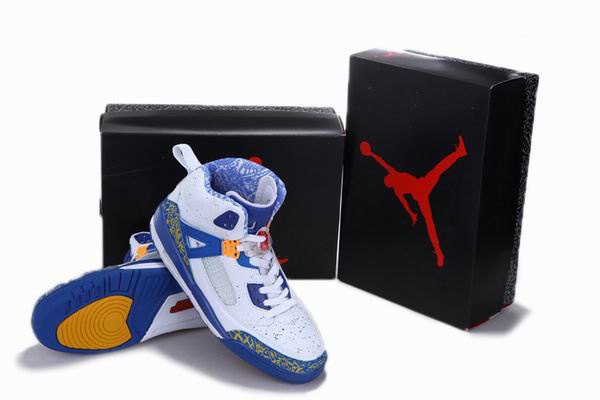 2012 Air Jordan 3.5 Reissue White Blue Yellow Shoes - Click Image to Close