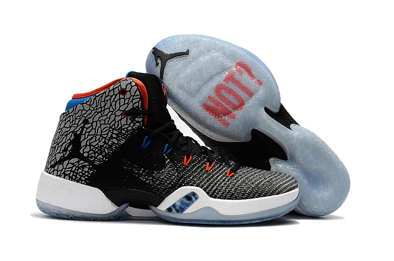 Air Jordan 30.5 West Brook Black Grey Blue Shoes