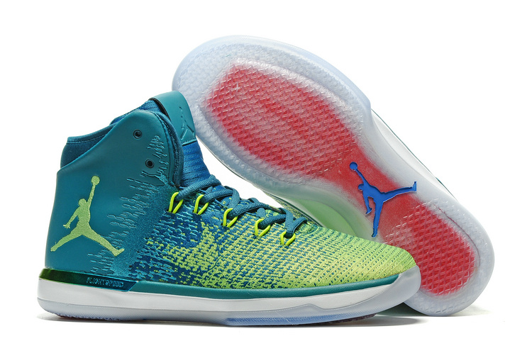 Air Jordan 31 Blue Green Shoes