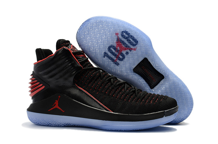 Air Jordan 32 Black Red Shoes - Click Image to Close