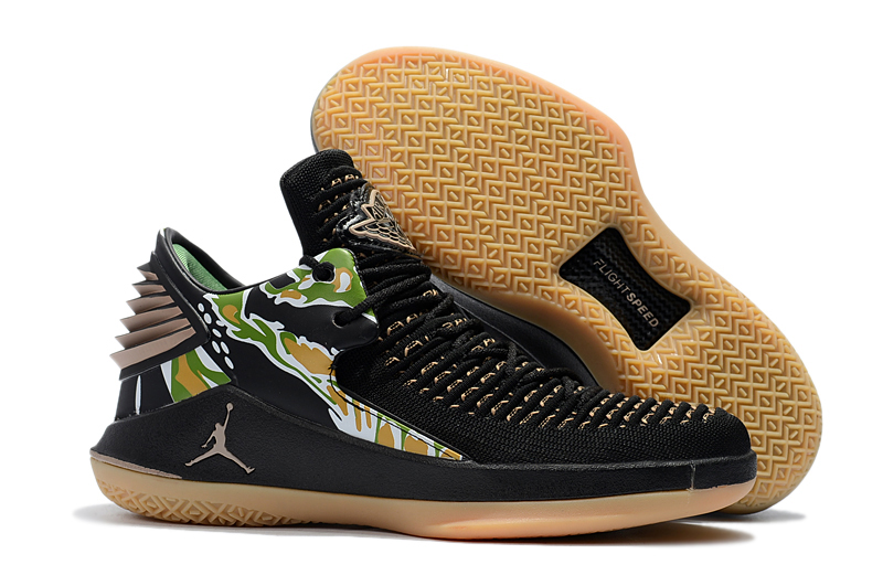 Air Jordan 32 Black Yellow Green Shoes - Click Image to Close